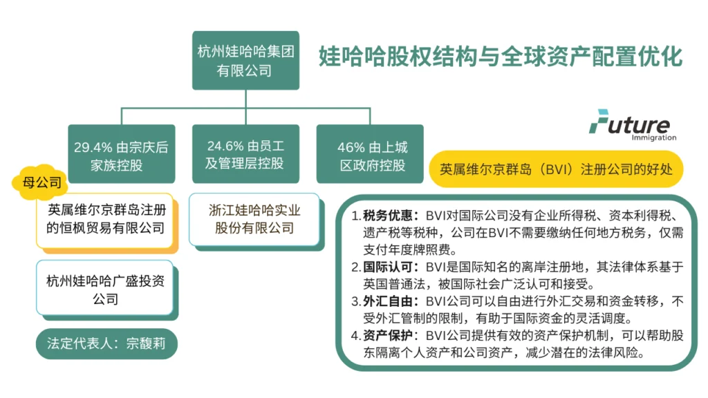 娃哈哈股权结构与全球资产配置优化